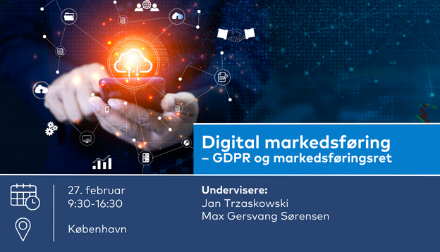 Sidste chance: Digital markedsføring – GDPR og markedsføringsret